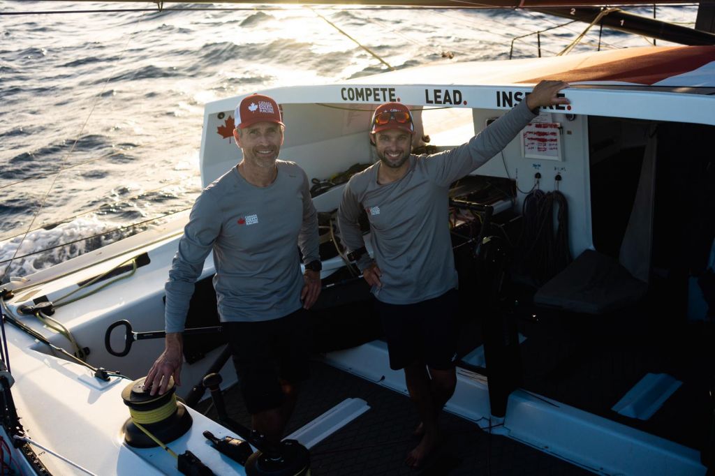 Runner-up for Monohull Line Honours in the RORC Transatlantic Race - IMOCA Canada Ocean Racing (CAN) - Alan Roberts & Scott Shawyer © Richard Mardens/Canada Ocean Racing