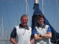 John Loden and co-skipper Paddy Cronin racing HOD 35, Psipsina