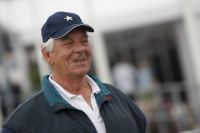 Piet Vroon after finishing the 2010 Sevenstar Round Britain and Ireland Race. Photo: RORC/Paul Wyeth