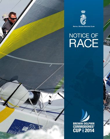 2014 Brewin Dolphin Commodores' Cup Notice of Race