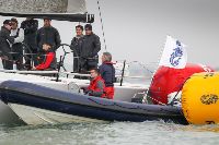Keronimo being coached at the RORC Easter Challenge 2012. Photo: RORC/Paul Wyeth pwpictures.com