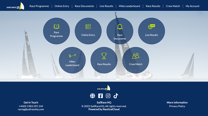 SailRaceHQ - the RORC's online entry system