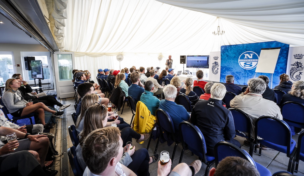 Video debriefs after racing at the RORC Cowes Clubhouse © Paul Wyeth/pwpictures.com