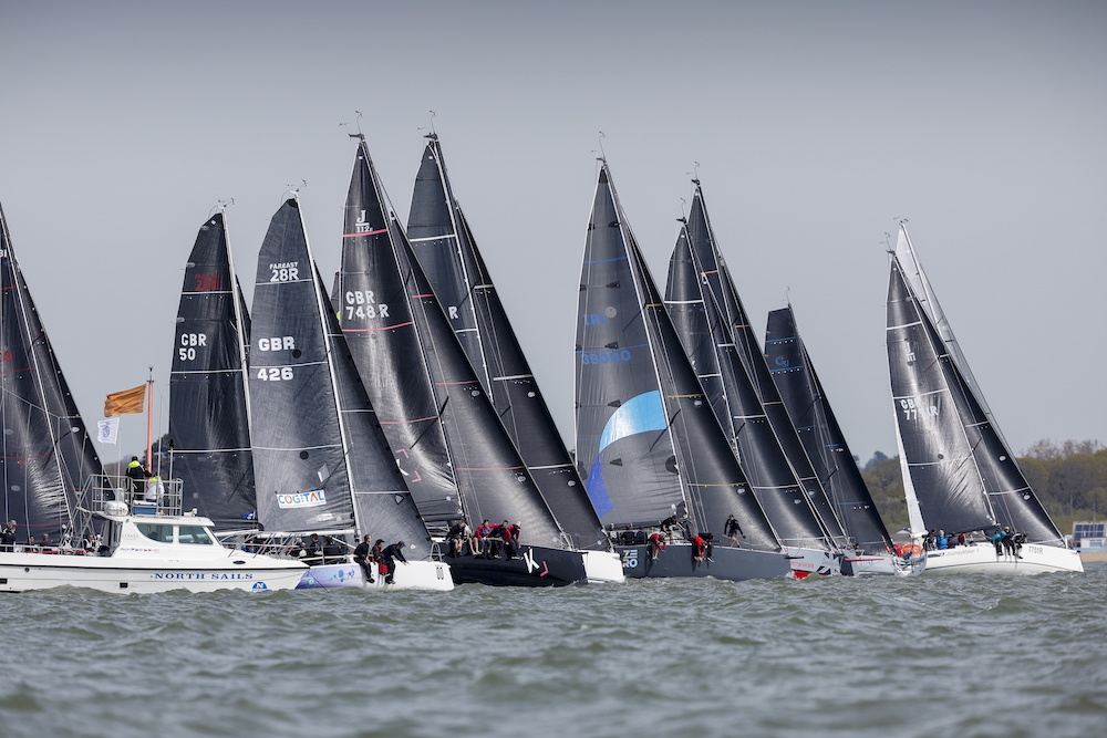 Up to three inshore races per day in the first UK regatta of the RORC 2023 season © Paul Wyeth/pwpictures.com