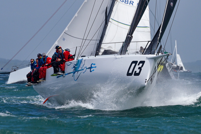 RORC Commodore James Neville's HH42 Ino XXX (GBR) © Rick Tomlinson