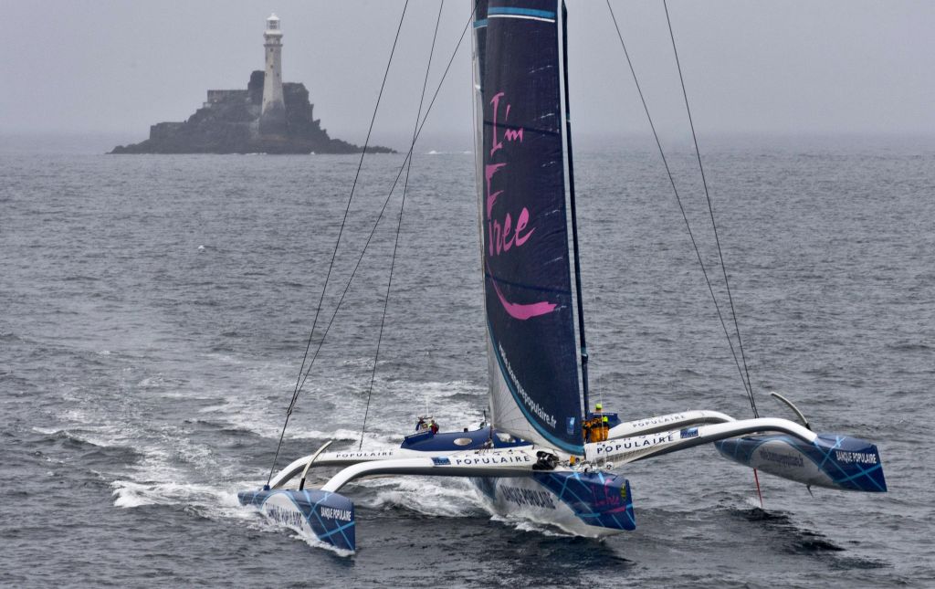 The longest boat to sign up was the first Ultim entry, the 30m trimaran Banque Populaire (FRA)  © Carlo Borlenghi/ROLEX