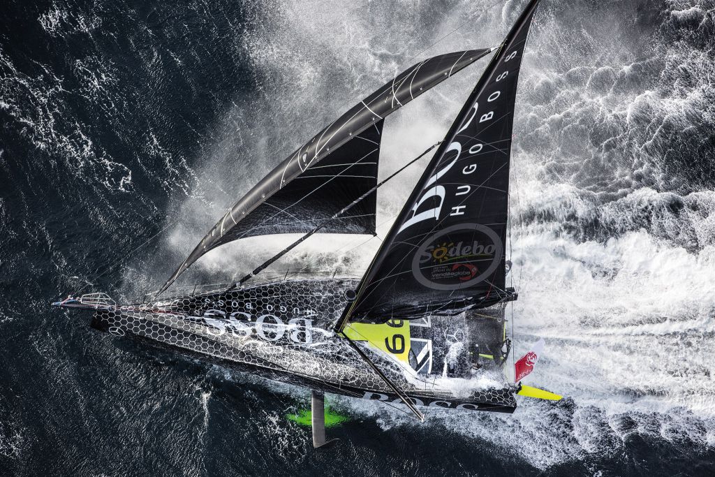 Alex Thomson on HUGO Boss during the 2016 Vendee Globe © Cleo Barnham/Alex Thomson Racing Alex Thomson on HUGO Boss during the 2016 Vendee Globe © Cleo Barnham/Alex Thomson Racing