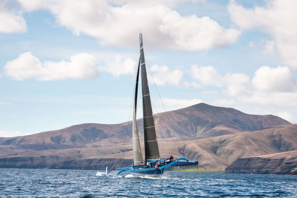 Peter Cunningham's PowerPlay at the start of the 2018 RORC Transatlantic Race from Lanzarote to Grenada 
© RORC/Joaquin Vera
