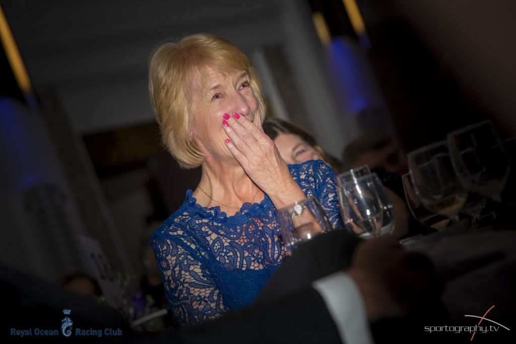 Janet Grosvenor was surprised to be honoured at the recent RORC Annual Awards ceremony © Sportography.tv