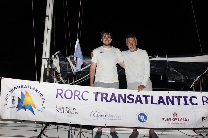 Peter and Duncan Bacon, the father & son crew of Sea Bear © Arthur Daniel/RORC