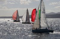Some of the yachts at the start of the ARC 2011. Photo: World Cruising