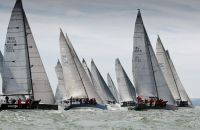 The fleet at the start of a race - photo RORC/Paul Wyeth