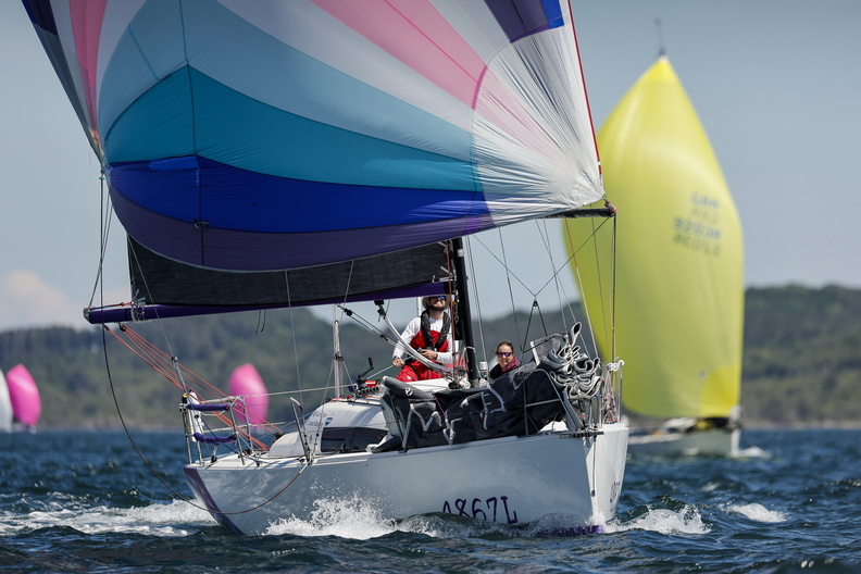 Katherine Cope’s British Sun Fast 3200 Purple Mist - first all-woman double-handed team © Paul Wyeth/pwpictures.com 
