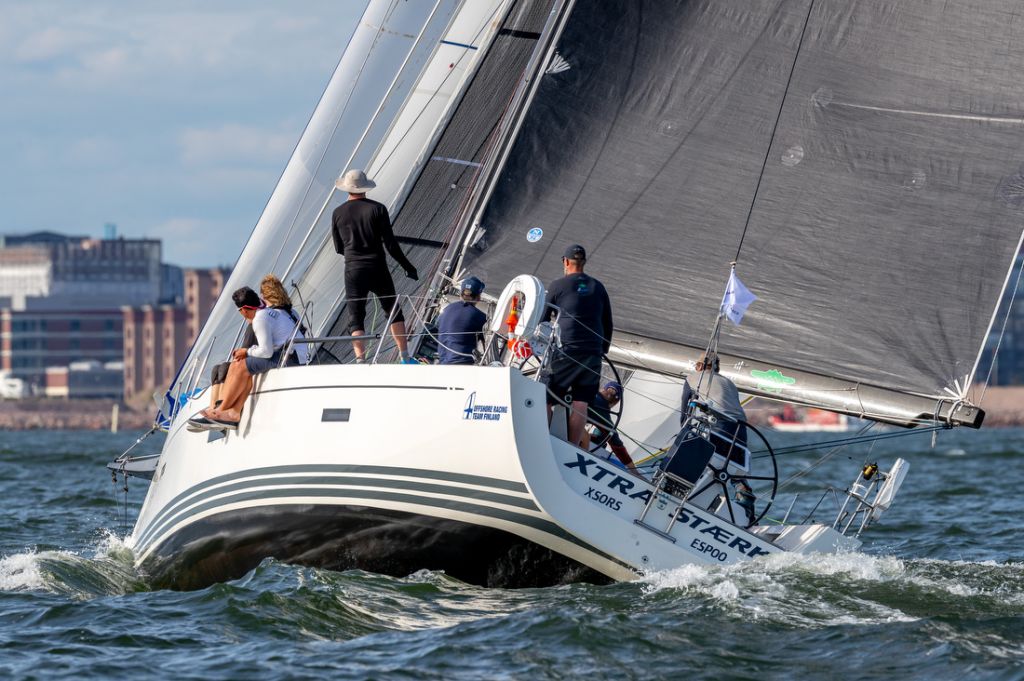 Arto Linnervuo raced his Xp 44 Xtra Stærk with an all-Finnish crew and received a very special welcome back on the dock in Helsinki as the first Finnish boat to complete the new Roschier Baltic Sea Race © Pepe Korteniemi /www.pepekorteniemi.fi Arto Linnervuo raced his Xp 44 Xtra Stærk with an all-Finnish crew and received a very special welcome back on the dock in Helsinki as the first Finnish boat to complete the new Roschier Baltic Sea Race © Pepe Korteniemi /www.pepekorteniemi.fi