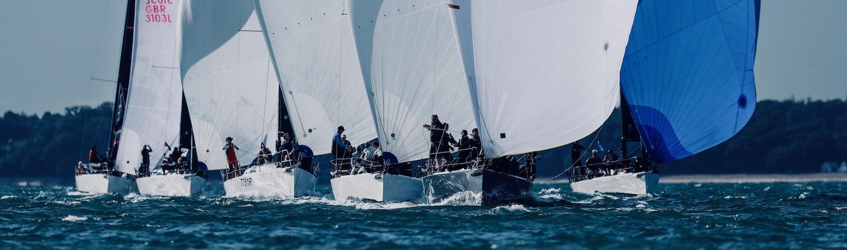 Close racing in the RORC Vice Admiral's Cup © Paul Wyeth/RORC
