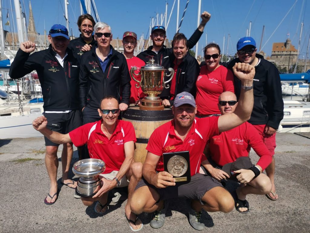 Ross Applebey's Oyster 48 Scarlet Oyster has won the Royal Ocean Racing Club Cowes-Dinard-St Malo Race. (RORC)