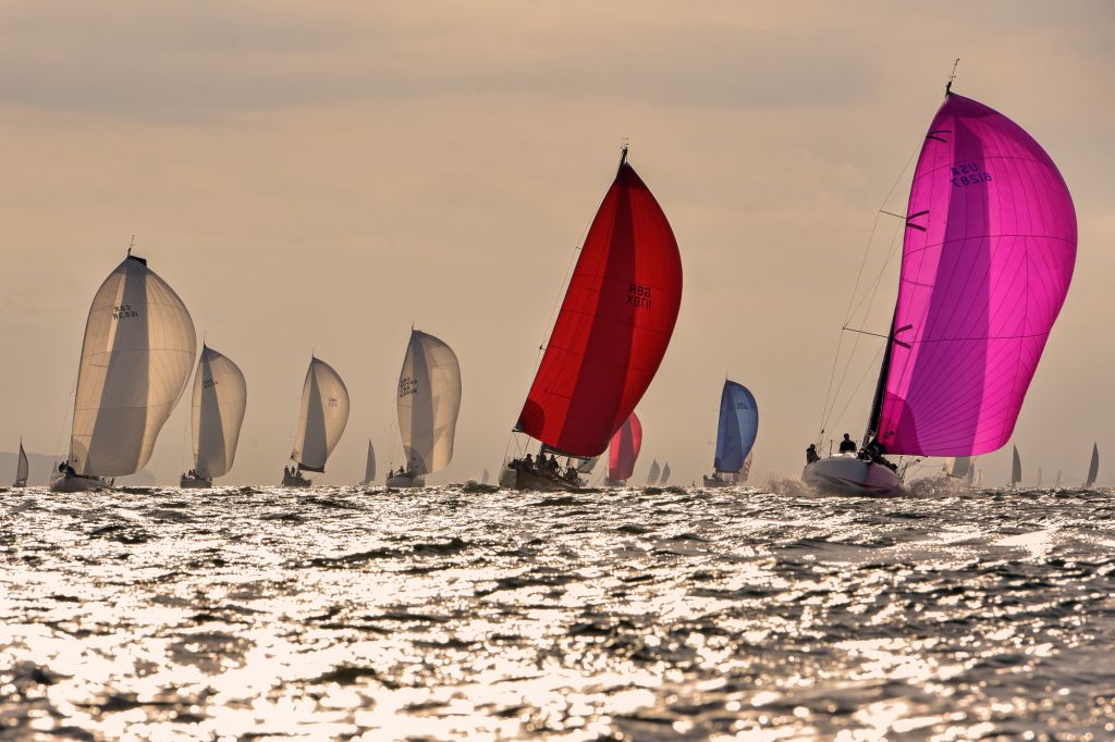 Spinnaker start for the 2021 Morgan Cup Race © Rick Tomlinson/RORC
