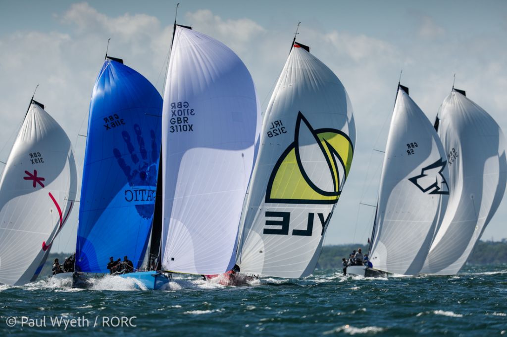 A stunning opening day at the RORC Vice Admiral's Cup delivered three fast-paced and testing races for every class © Paul Wyeth/pwpictures.com