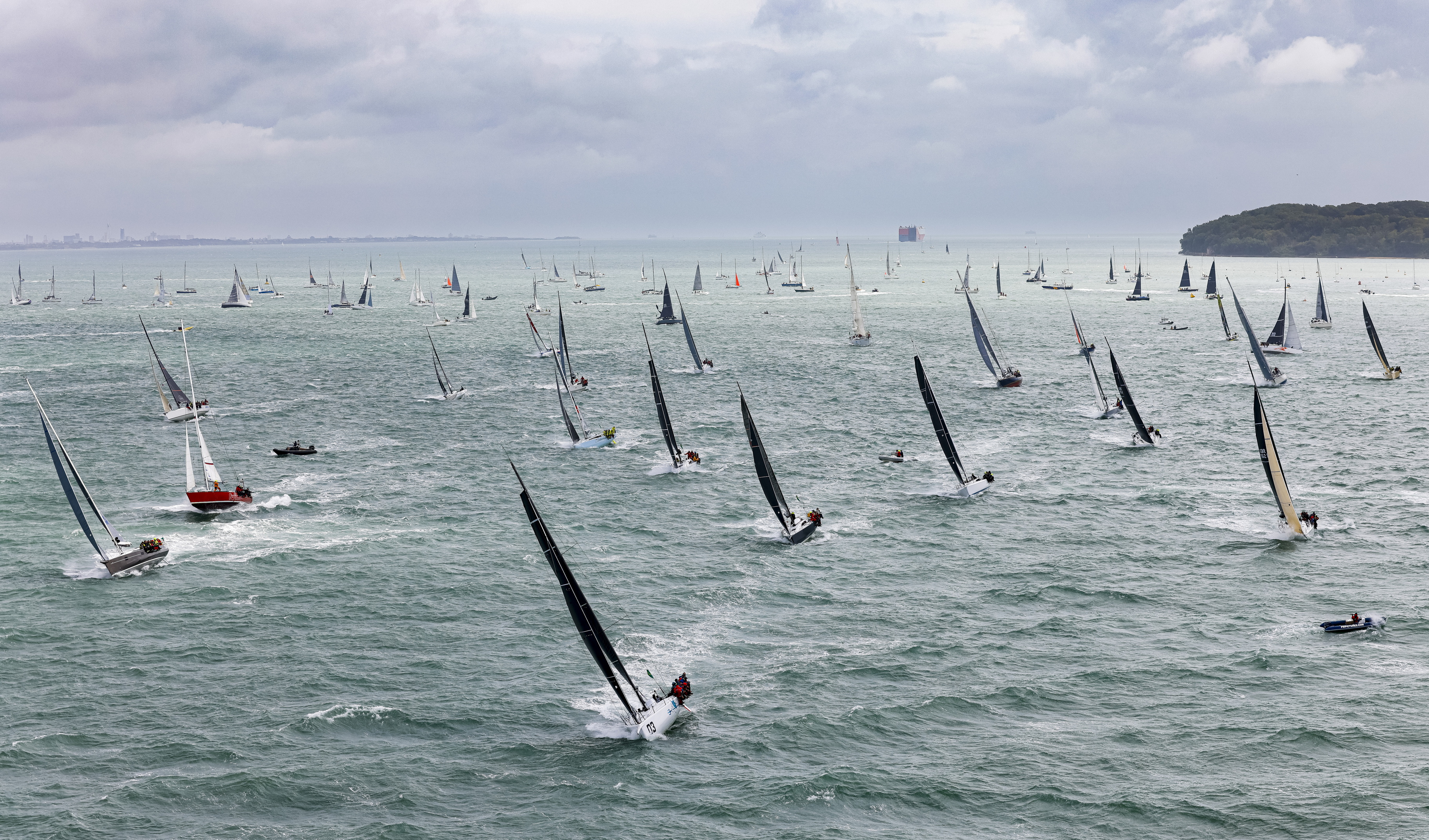 Rolex Fastnet Start © Rolex/Carlo Borlenghi