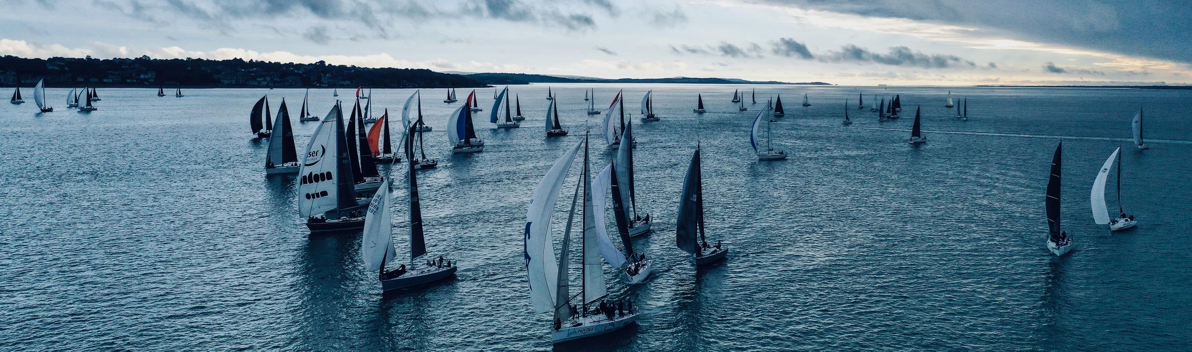 RORC Cherbourg Race start © Paul Wyeth/RORC