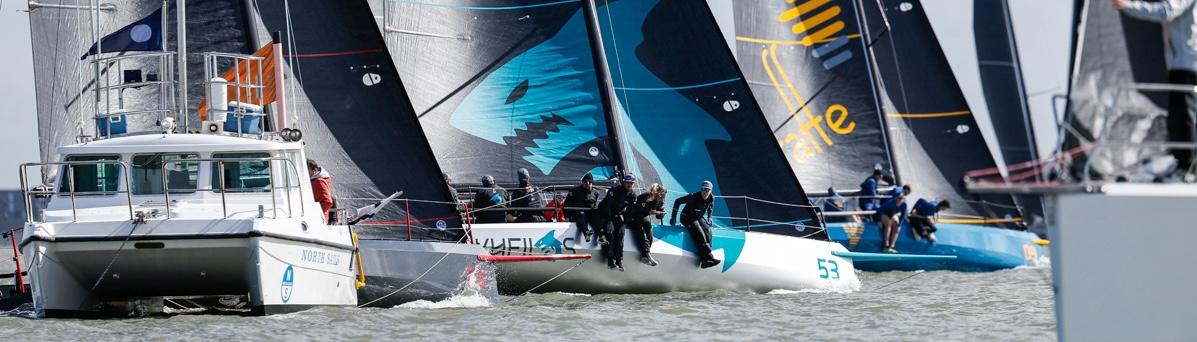  It was all change on the second day of the 2024 RORC Easter Challenge. The big breeze on the first day had moderated to a light southerly of about ten knots with Spring sunshine breaking through the clouds. © Paul Wyeth/RORC