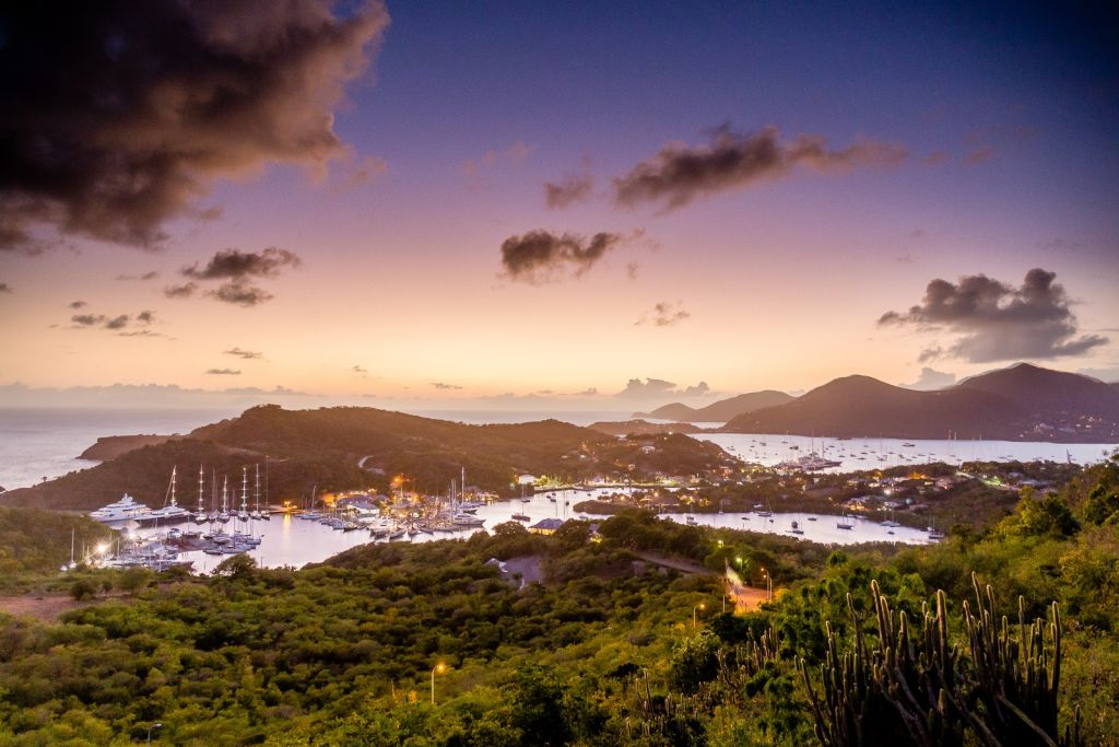 English Harbour at night © Arthur Daniel