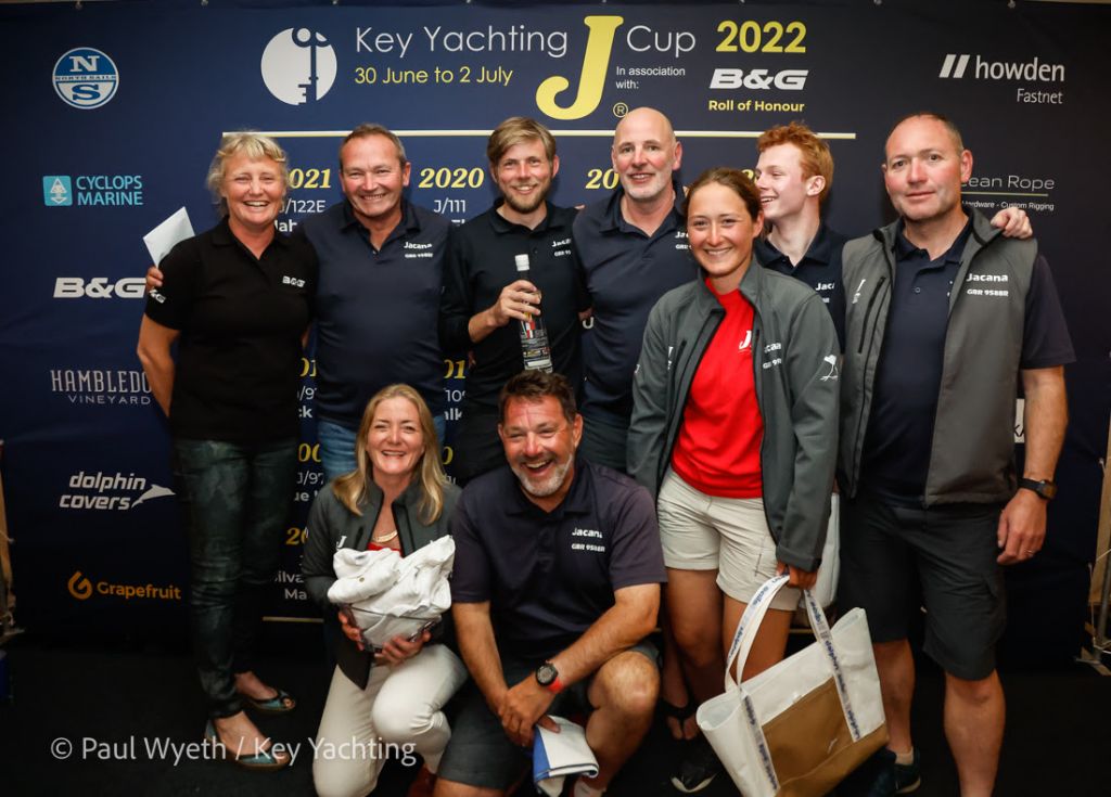 Crew of J105 Jacana © Paul Wyeth/Key Yachting