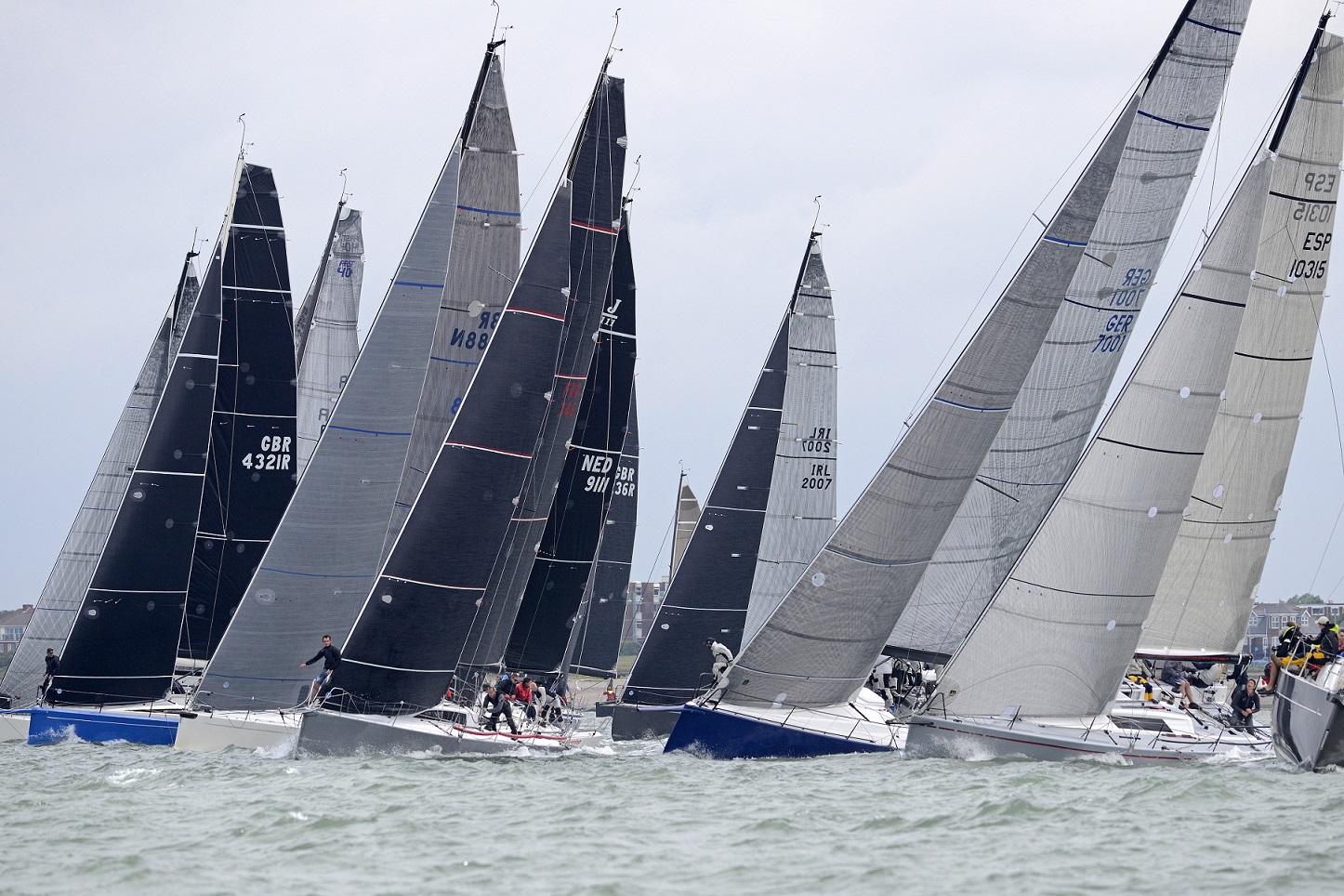 The fleet from day 3 of the 2016 IRC National Championships © Rick Tomlinson