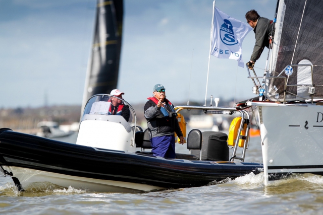 North U. Regatta Services coaches at the RORC Easter Challenge © RORC/Paul Wyeth/pwpictures.com