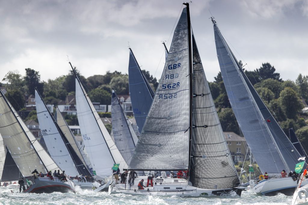 A record fleet is set to compete in the biennial Rolex Fastnet Race from Cowes to Cherbourg © Paul Wyeth/RORC