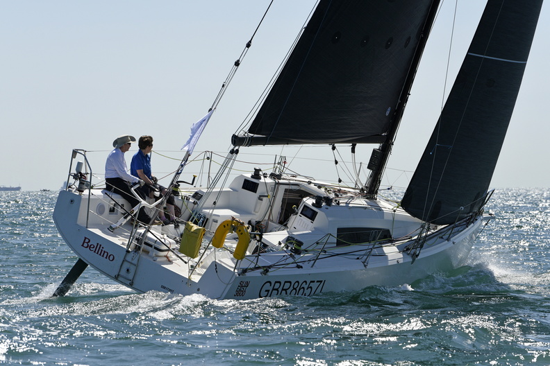 Sun Fast 3600 Bellino, raced by Rob Craigie & Deb Fish was the class winner in IRC Two © James Tomlinson/RORC