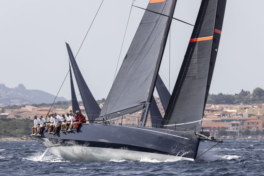 Pier Luigi Loro Piana's brand new ClubSwan 80 My Song won a race in her first ever regatta © IMA/Studio Borlenghi 