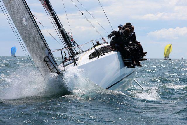 Arnaud Delamare and Eric Mordret's JPK 10.80 Dream Pearls wins the RORC De Guingand Bowl - photo JPK