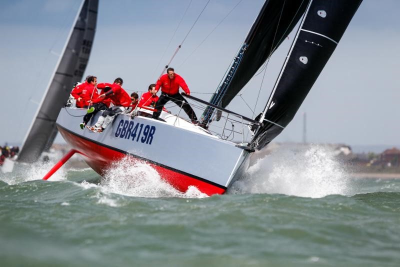 Scoring three bullets on the first day of racing in the IRC National Championship, Ed Fishwick's Sun Fast 3600 was star performer © Paul Wyeth/pwpictures.com