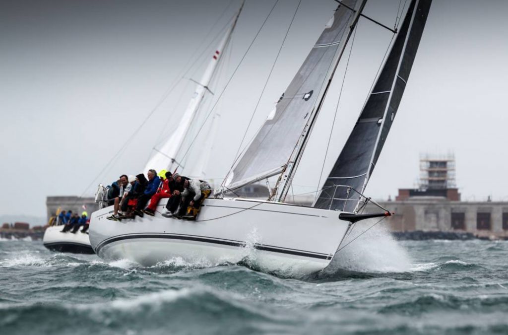 Nick & Suzi Jones's First 44.7 Lisa, skippered by RORC Commodore Michael Boyd - photo Paul Wyeth