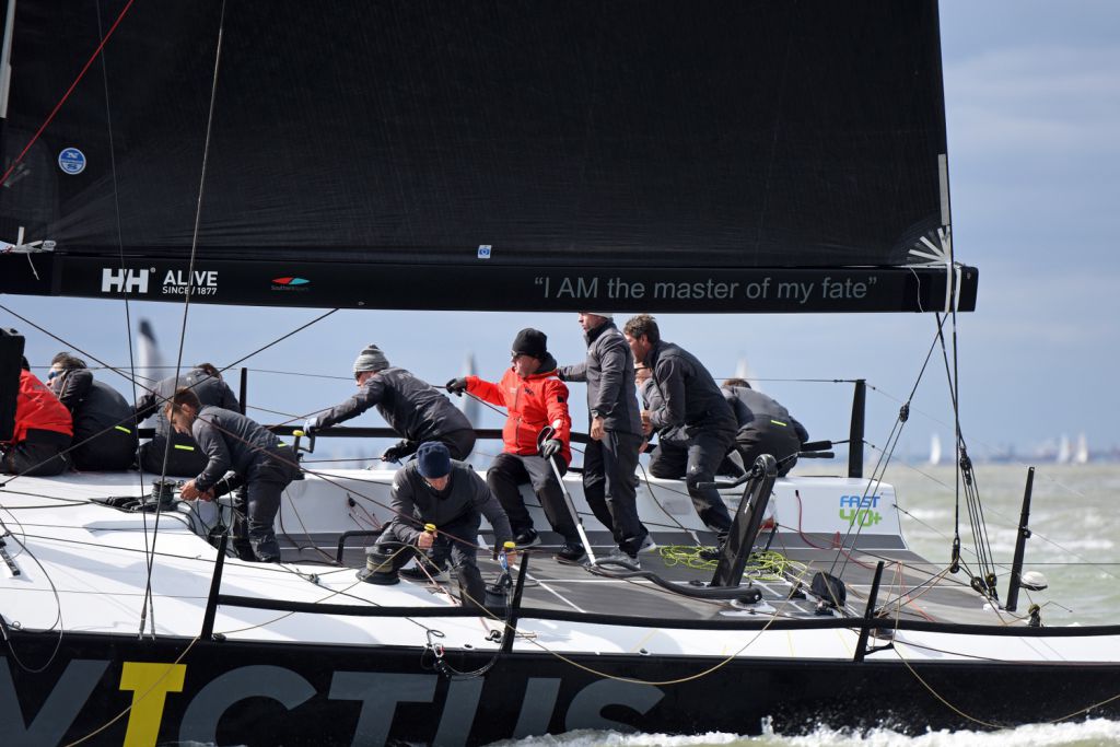 Three bullets for Invictus on opening day of  RORC Easter Challenge