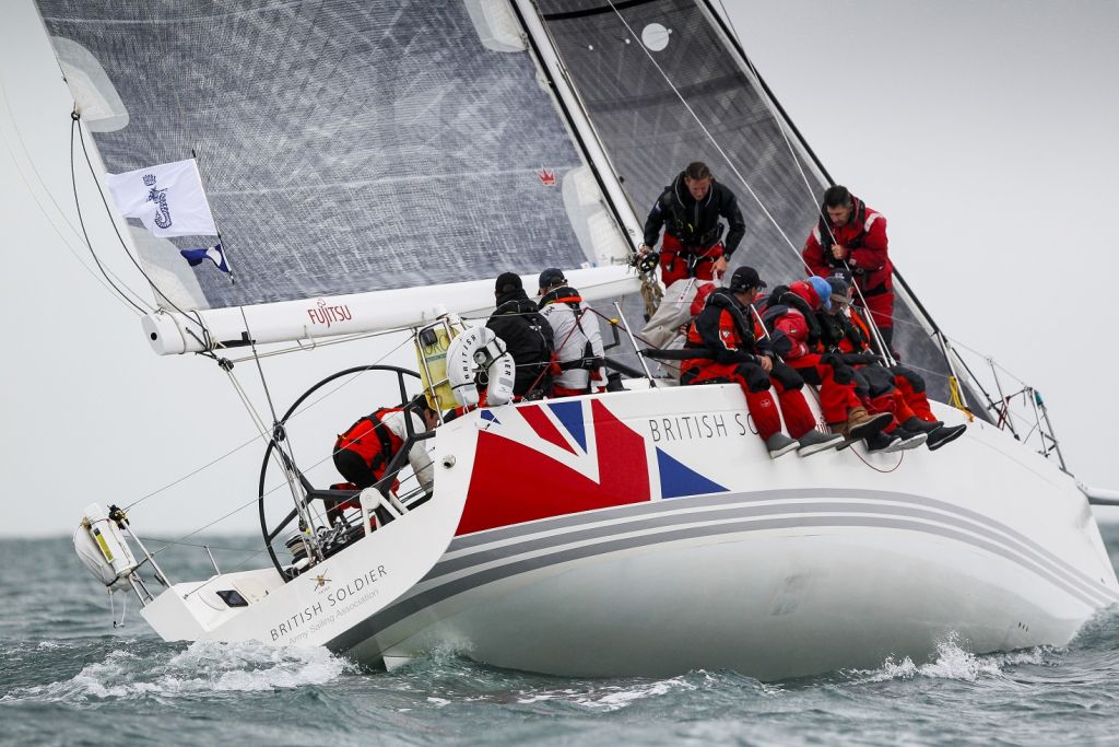 Reigning RORC Season's Points Champion, the Army Sailing Association's X-41 British Soldier, is back in action © Paul Wyeth/RORC