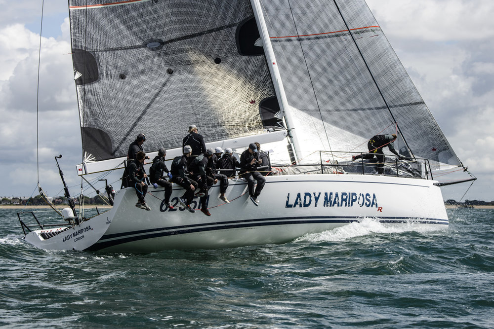 Ker 46 Lady Mariposa, skippered by Nigel King © Paul Wyeth/RORC