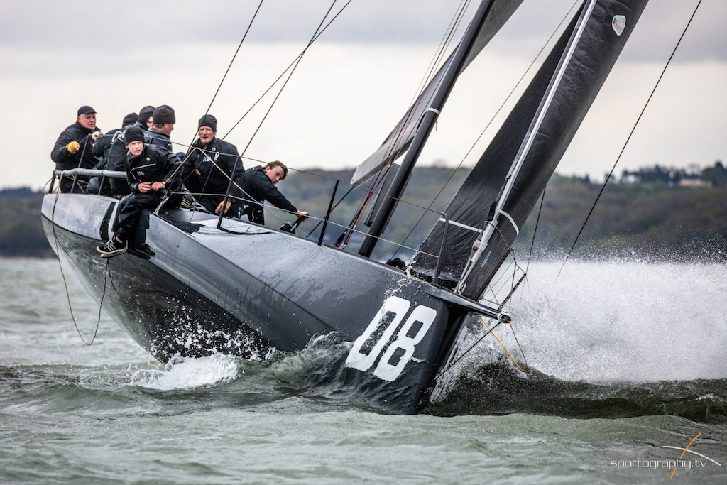 Niklas Zennström's Rán FAST40+ will be out on the Solent for the RORC Easter Challenge © Sportography.tv