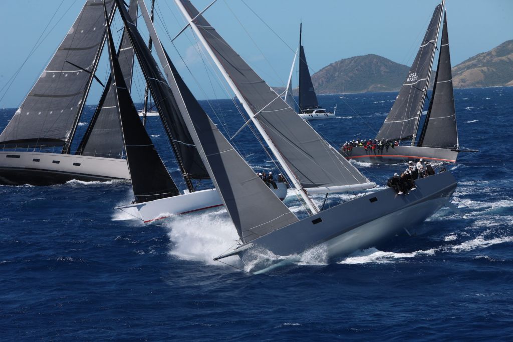 IRC Zero fleet at the start of the 2019 RORC Caribbean 600 © Tim Wright/Photoaction.com