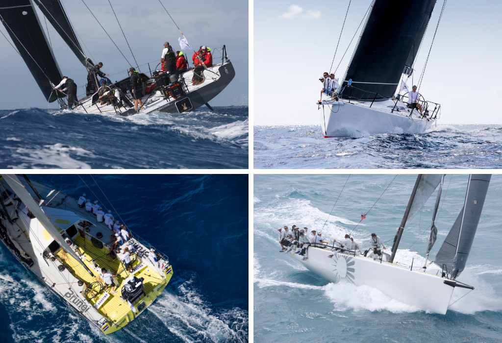 VO65 Team Brunel, Cookson 50 Kuka 3, NMYD54 Teasing Machine, Maxi72 Sorcha.