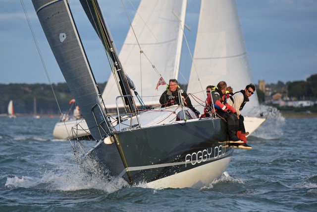 Noel Racine's JPK10.10 Foggy Dew winning IRC 4 - Photo © RORC/Rick Tomlinson