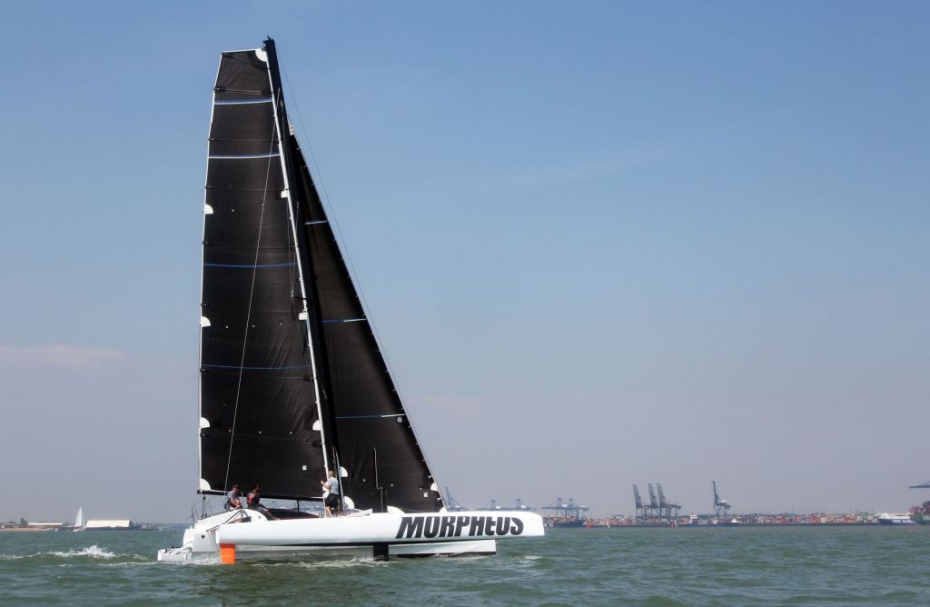 Multihull Line Honours was won by Shuttle 39 Morpheus raced by Andrew Fennell © Shuttleworth Design