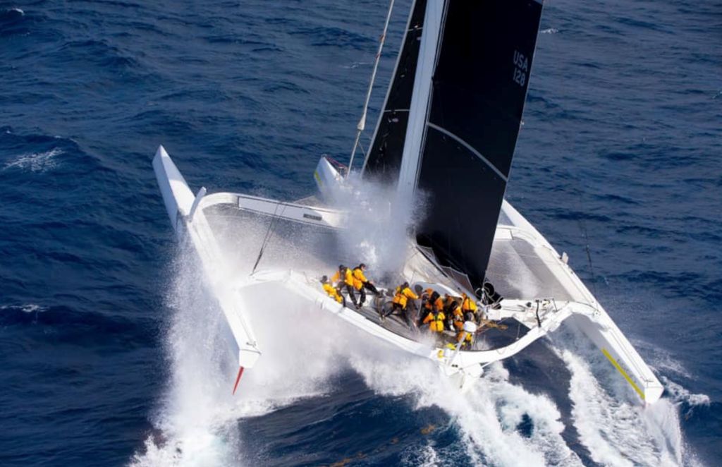 First RORC Caribbean 600 for Jason Carroll's MOD70 Argo which recently took line honours and set a new course record in the Pineapple Cup Montego Bay Race © Sharon Green/UltimateSailing.com