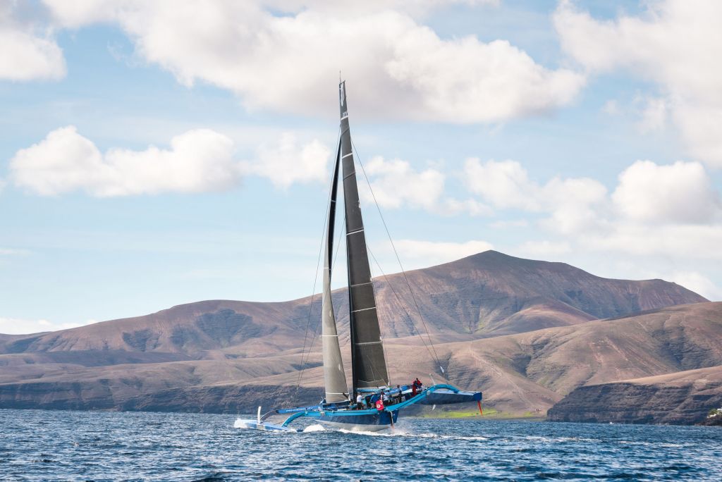 Peter Cunningham's PowerPlay at the start of the 2018 RORC Transatlantic Race from Lanzarote to Grenada 
© RORC/Joaquin Vera
