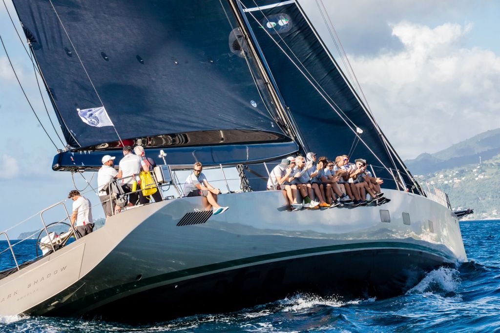 Dark Shadow finish the 2019 RORCC Transatlantic Race - Photo © RORC / Arthur Daniel