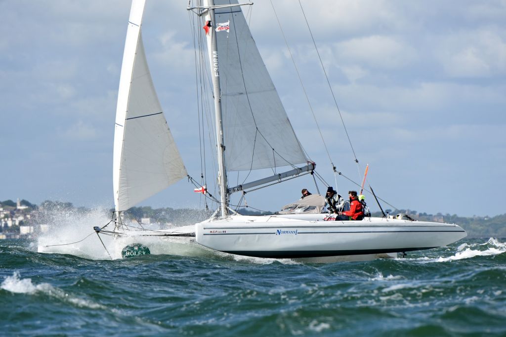 Joel Malardel's French Normanni 34 Tancrède © RORC/Rick Tomlinson