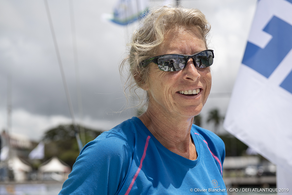 Moving up to the IMOCA class, Miranda Merron will be racing with Halvard Mabire on Campagne de France  © Olivier Blanchet/GPO/Defi Atlantique 2019