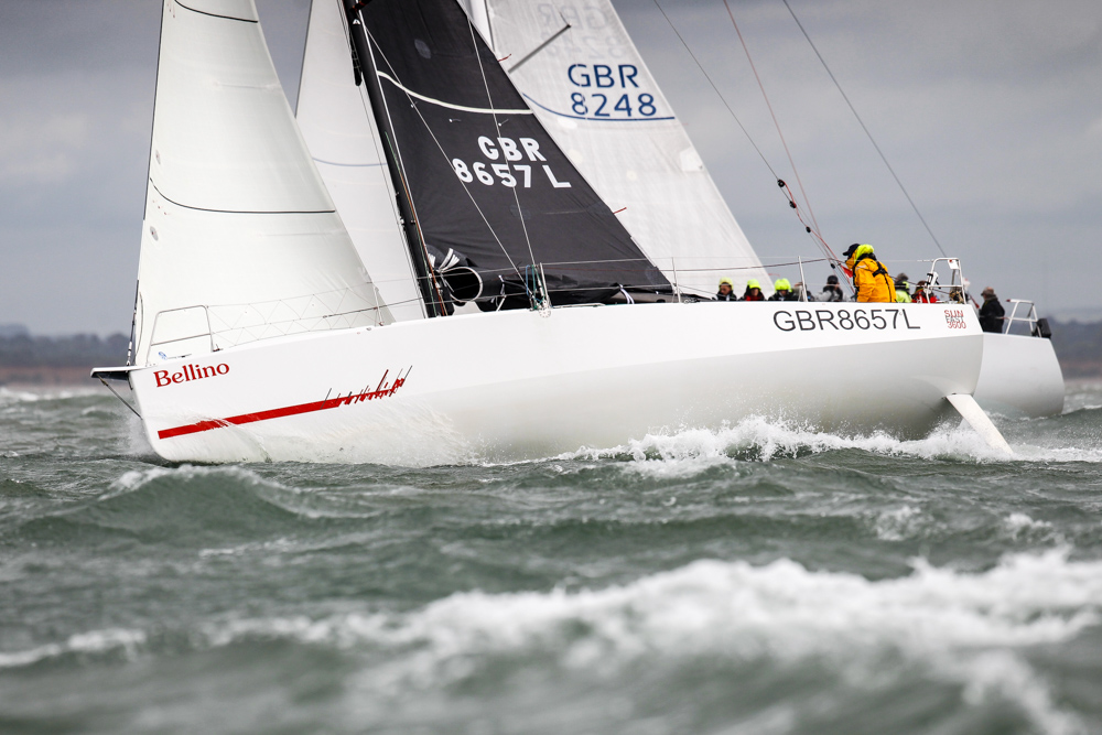 Rob Craigie & Deb Fish racing Sun Fast 3600 Bellino © Paul Wyeth/RORC