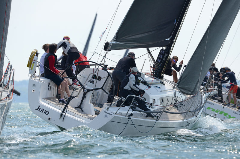 Currently leading the Performance 40 Class - Christopher Daniel's J/122E Juno © Rick Tomlinsonsrc=